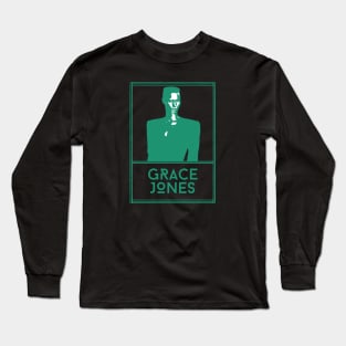 Grace jones\\vintage fan art Long Sleeve T-Shirt